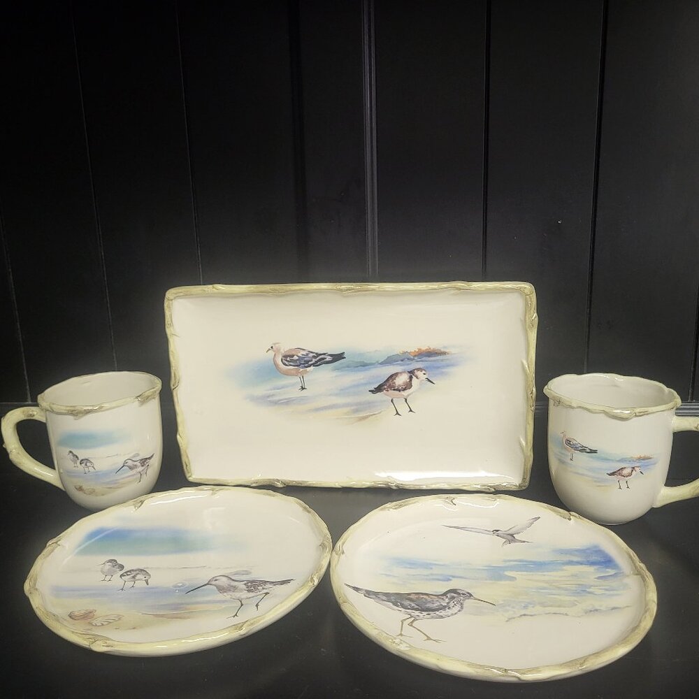 Beach Design Dishes  - Great for the Beach or Lake House